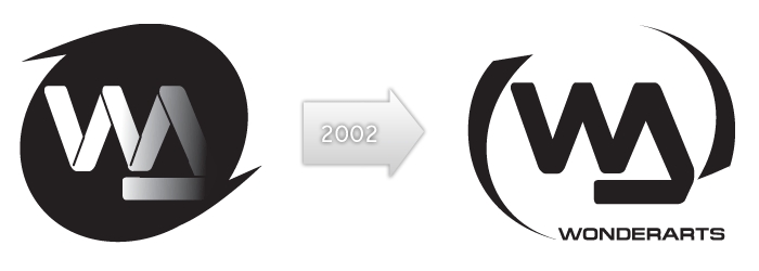 Il logo originale di Wonderarts, modificato nel 2002